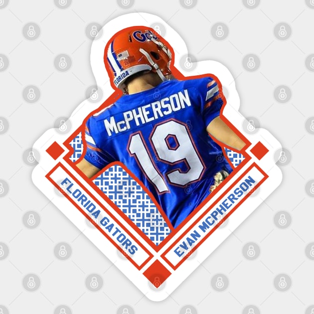 EVAN MCPHERSON FLORIDA GATORS Sticker by hackercyberattackactivity